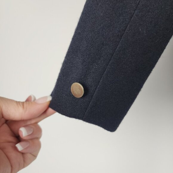 Vintage Chotirmall's Boys Navy Wool Blazer Size Boys 8-10 - Picture 7 of 14